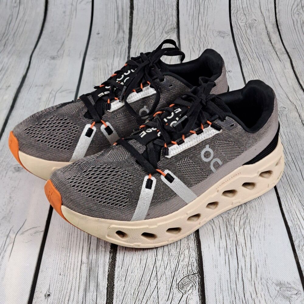 On Cloud eclipse Fade Sand Low Top Shoes Womens 10.5 Lace-Up Mesh Sneakers